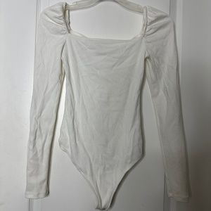 Abercrombie & Fitch. White Bodysuit.